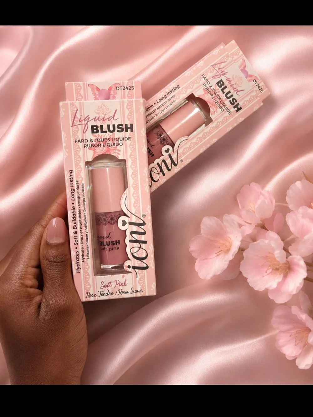Ioni Liquid Blush Stick — Soft Pink